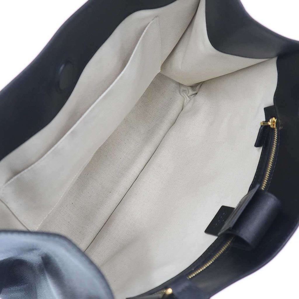 Gucci Horsebit Leather Tote Black — view 6
