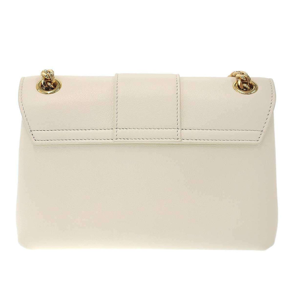 Celine Victoire Triomphe Shoulder Bag Soft Sapul Cafskin White — view 3