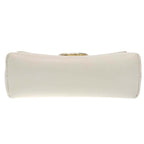 Celine Victoire Triomphe Shoulder Bag Soft Sapul Cafskin White — view 5