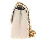 Celine Victoire Triomphe Shoulder Bag Soft Sapul Cafskin White — view 4