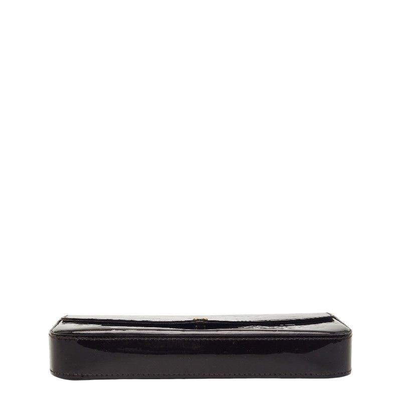Louis Vuitton Monogram Vernis Pochette Felicity Chain Shoulder Bag Amarante — view 3