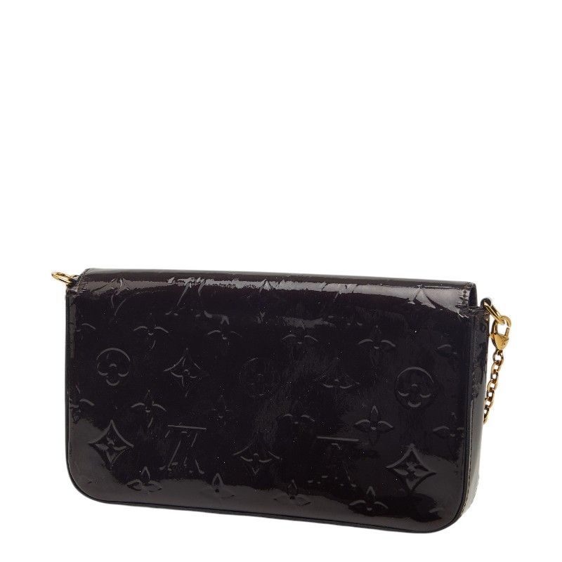 Louis Vuitton Monogram Vernis Pochette Felicity Chain Shoulder Bag Amarante — view 2