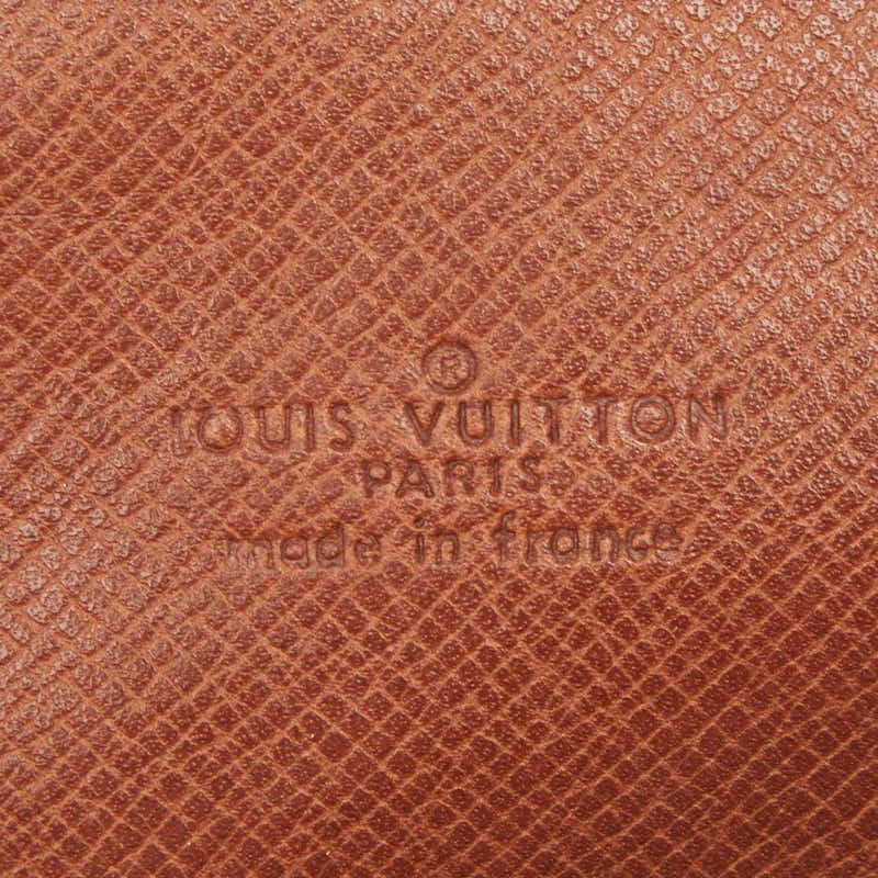 Louis Vuitton Monogram Mini Danube Shoulder Bag Brown Leather — view 8