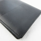 Hermes Manhattan Card Case Billfold Wallet Bifold Black Box Calf Veau Swift — view 9