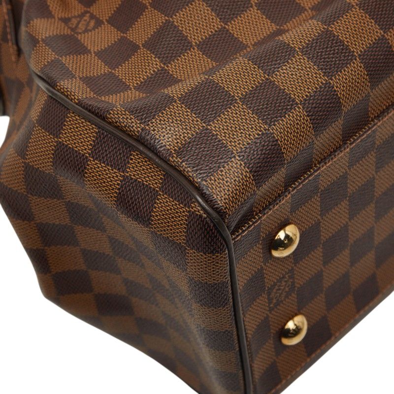 Louis Vuitton Damier Trevi GM 2-Way Shoulder Bag Brown Leather — view 7