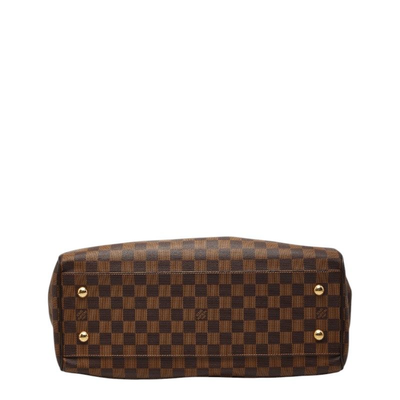 Louis Vuitton Damier Trevi GM 2-Way Shoulder Bag Brown Leather — view 3