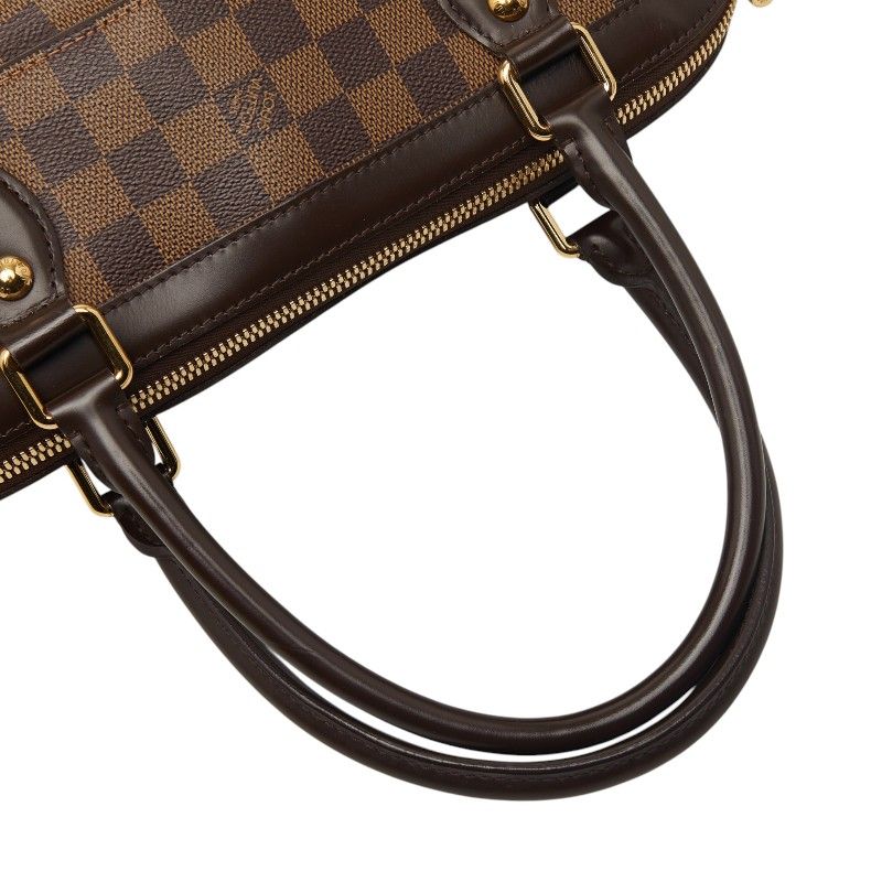 Louis Vuitton Damier Trevi GM 2-Way Shoulder Bag Brown Leather — view 9