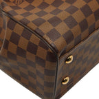 Louis Vuitton Damier Trevi GM 2-Way Shoulder Bag Brown Leather — view 5