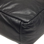 Prada Tote Shoulder Bag Black Leather — view 7