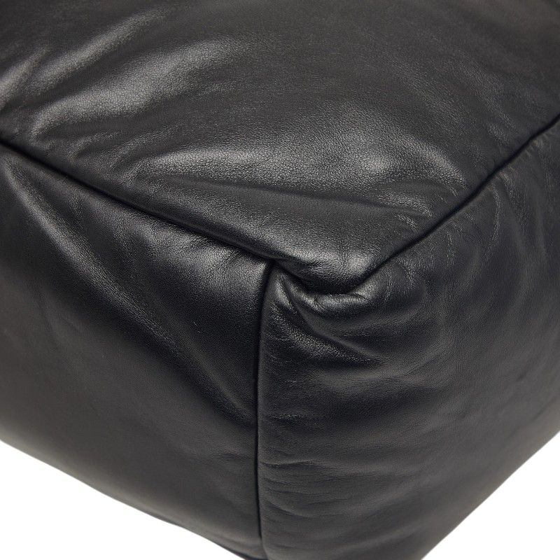 Prada Tote Shoulder Bag Black Leather — view 7