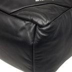 Prada Tote Shoulder Bag Black Leather — view 4
