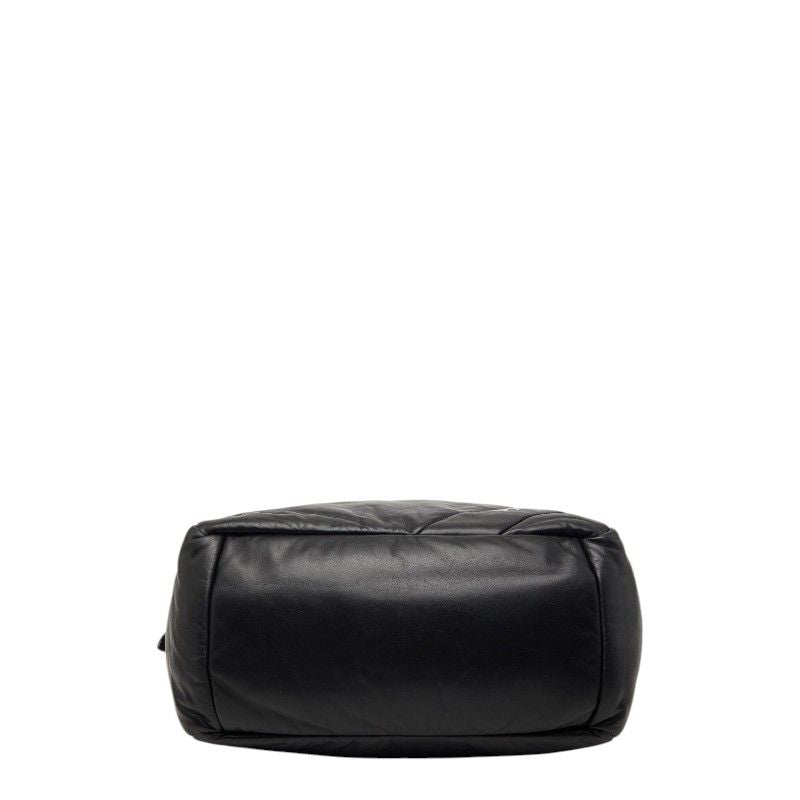 Prada Tote Shoulder Bag Black Leather — view 3