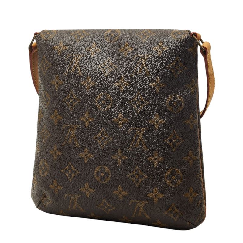 Louis Vuitton Monogram Musette Salsa Long Crossbody Shoulder Bag Brown Leather — view 2