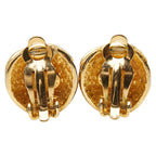 Chanel Vintage CC Logo Earrings Gold Plated — view 3