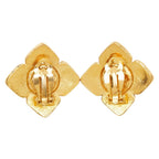 Chanel Vintage Pearl Earrings Gold Plated — view 3