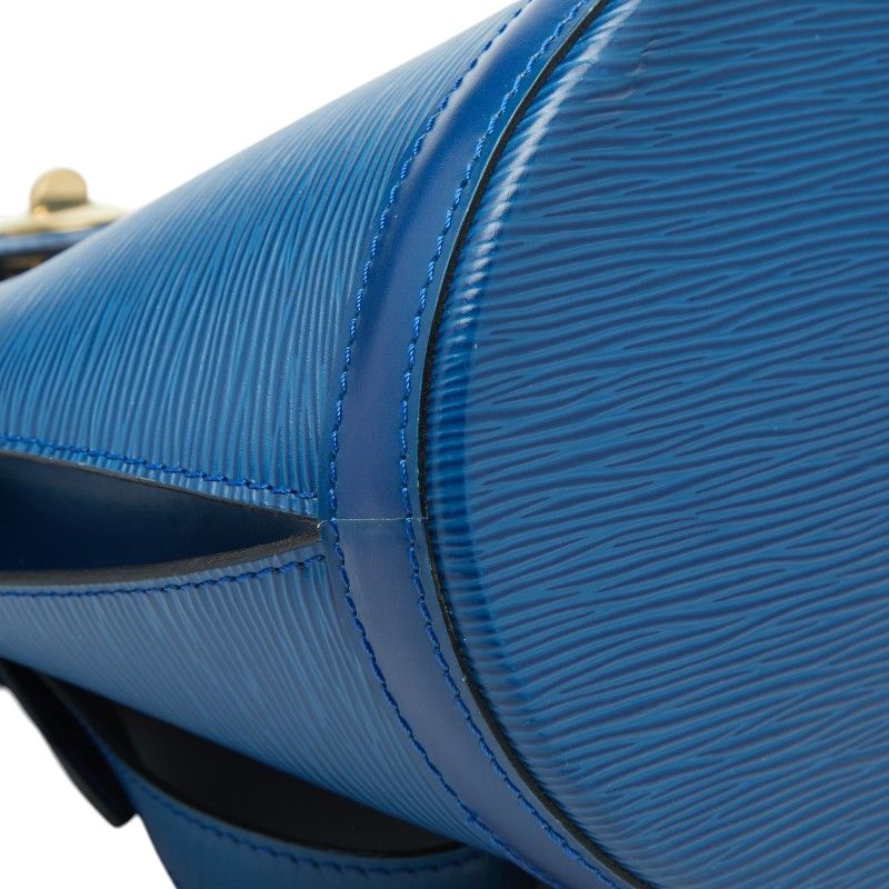 Louis Vuitton Epi Cluny Shoulder Bag Toledo Blue Leather — view 5