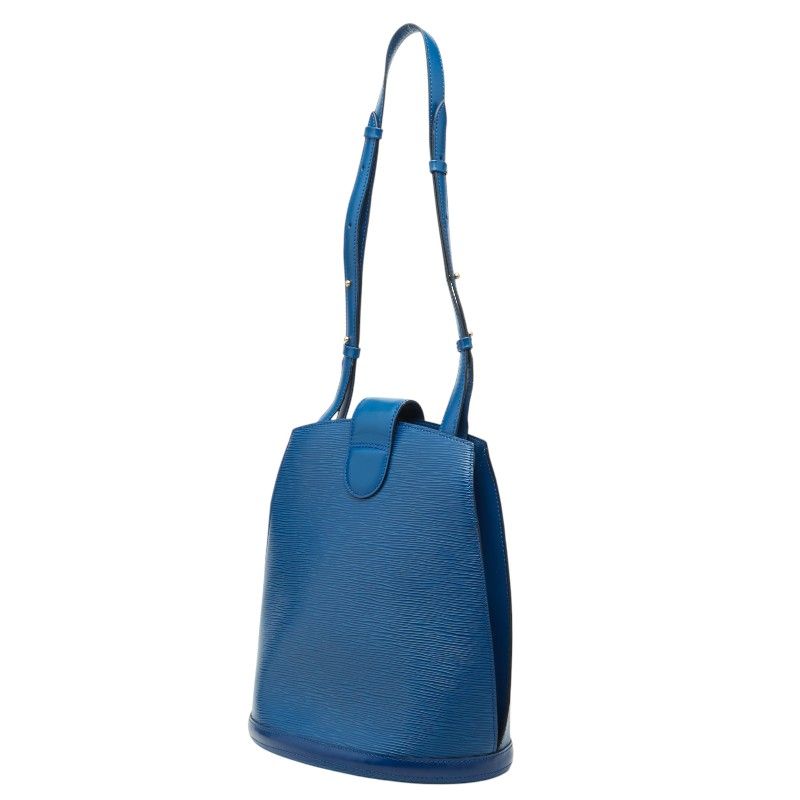 Louis Vuitton Epi Cluny Shoulder Bag Toledo Blue Leather — view 2