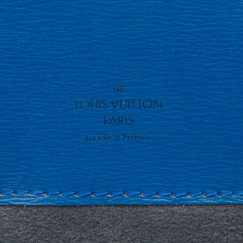 Louis Vuitton Epi Cluny Shoulder Bag Toledo Blue Leather — view 8
