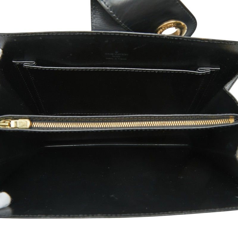 Louis Vuitton Epi Capuchin Shoulder Bag Black Noir Leather — view 4