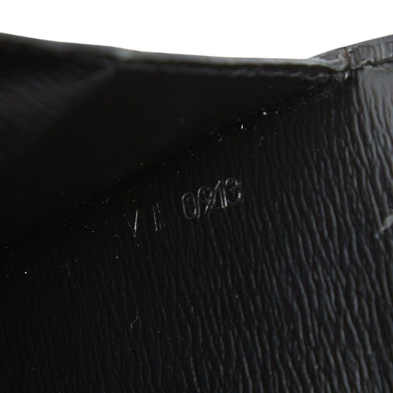 Louis Vuitton Epi Capuchin Shoulder Bag Black Noir Leather — view 7