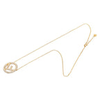 Fendi IS Necklace Gold Plated Rhinestone — view 4