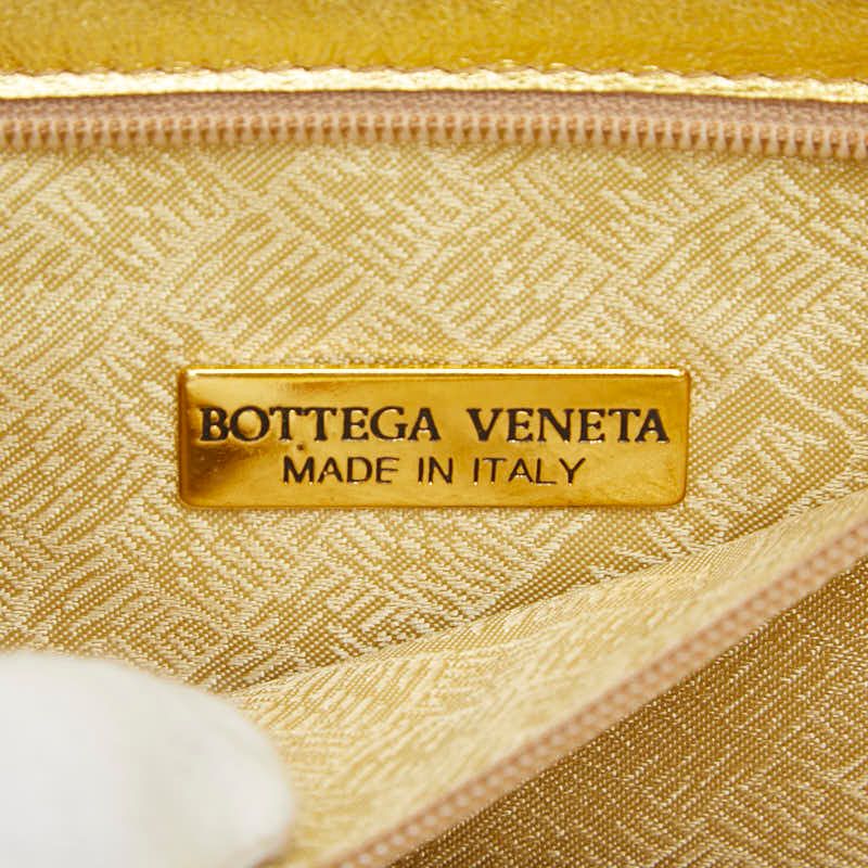 Bottega Veneta Mini Handbag Gold Leather — view 7