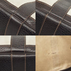 Hermes Garden Party PM Tote Brown Toilet Ash Leather Canvas — view 9
