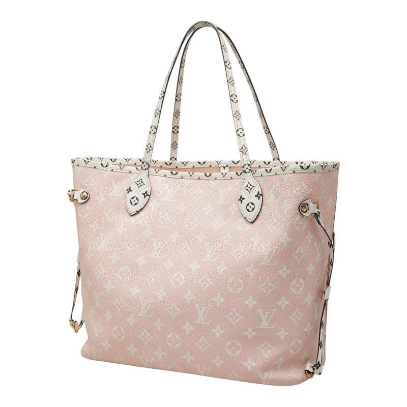 Louis Vuitton Monogram Giant Neverfull MM Tote Shoulder Bag Rouge Red Multicolor — view 2