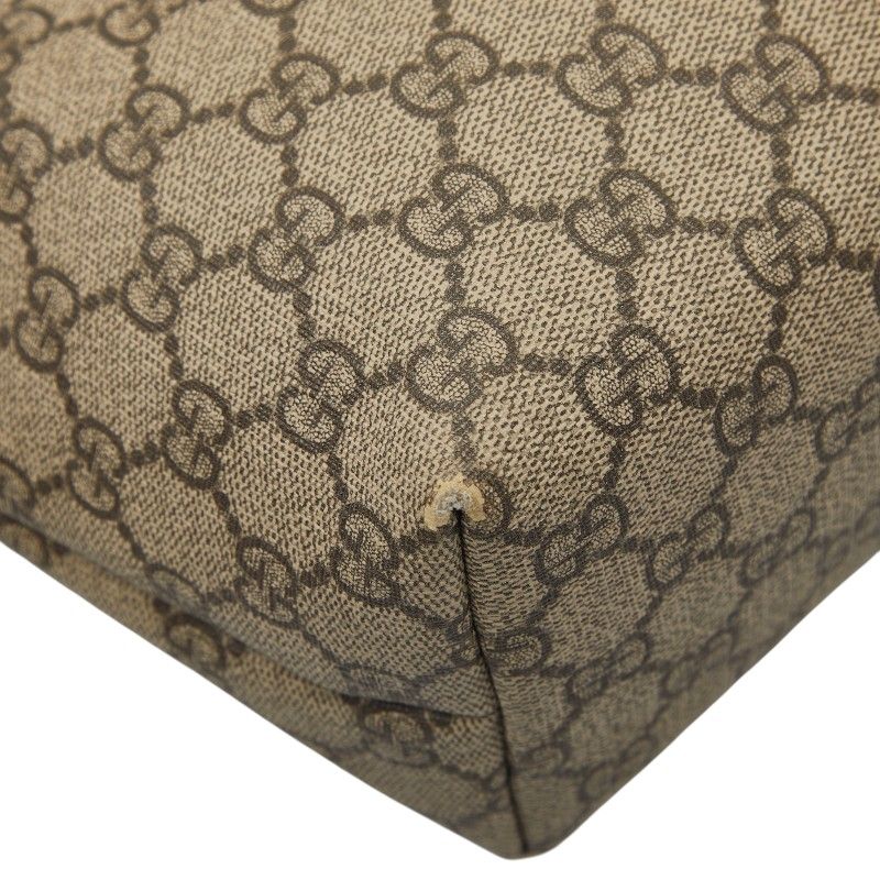 Gucci GG Supreme Children's Ribbon Handbag Beige Pink Leather — view 7