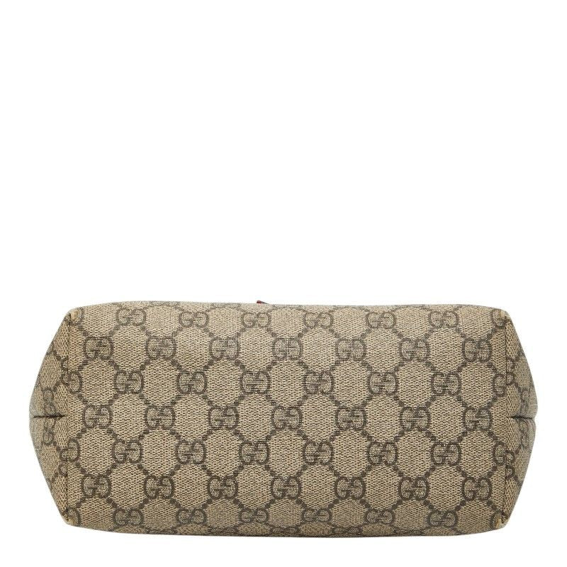 Gucci GG Supreme Children's Ribbon Handbag Beige Pink Leather — view 3