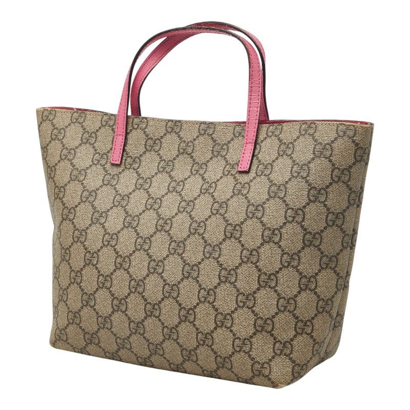 Gucci GG Supreme Children's Ribbon Handbag Beige Pink Leather — view 2