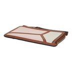 Loewe Anagram Puzzle Coin Case Card Brown Pink White Leather — view 4