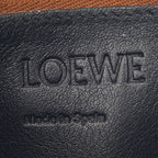 Loewe Anagram Puzzle Coin Case Card Brown Pink White Leather — view 9