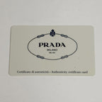 Prada Logo Tote 2-Way Shoulder Bag Leather Light Beige — view 8