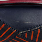 Loewe Puzzle Bag Handbag Leather Navy Red — view 5