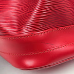 Louis Vuitton Noe Shoulder Drawstring Bag Epi Castilian Red — view 3