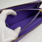 Bottega Veneta Intrecciato Wallet Leather Purple — view 5