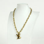 Louis Vuitton Collier LV Flower Necklace Gold Plated — view 6