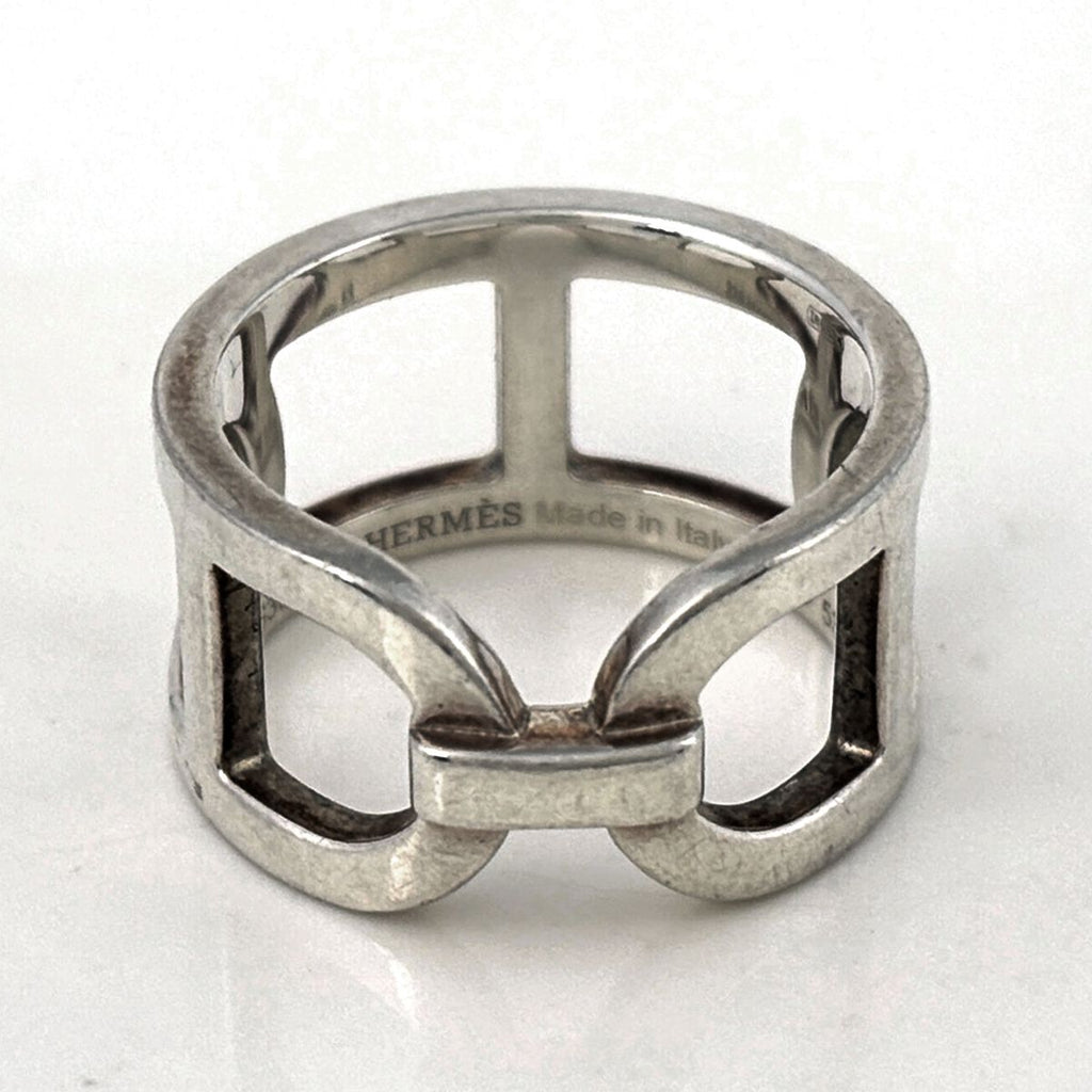 Hermes Chaine D'ancre MM Ring Silver — view 2