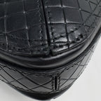 Bottega Veneta Intrecciato Scorpito Shoulder Bag Leather Black — view 4