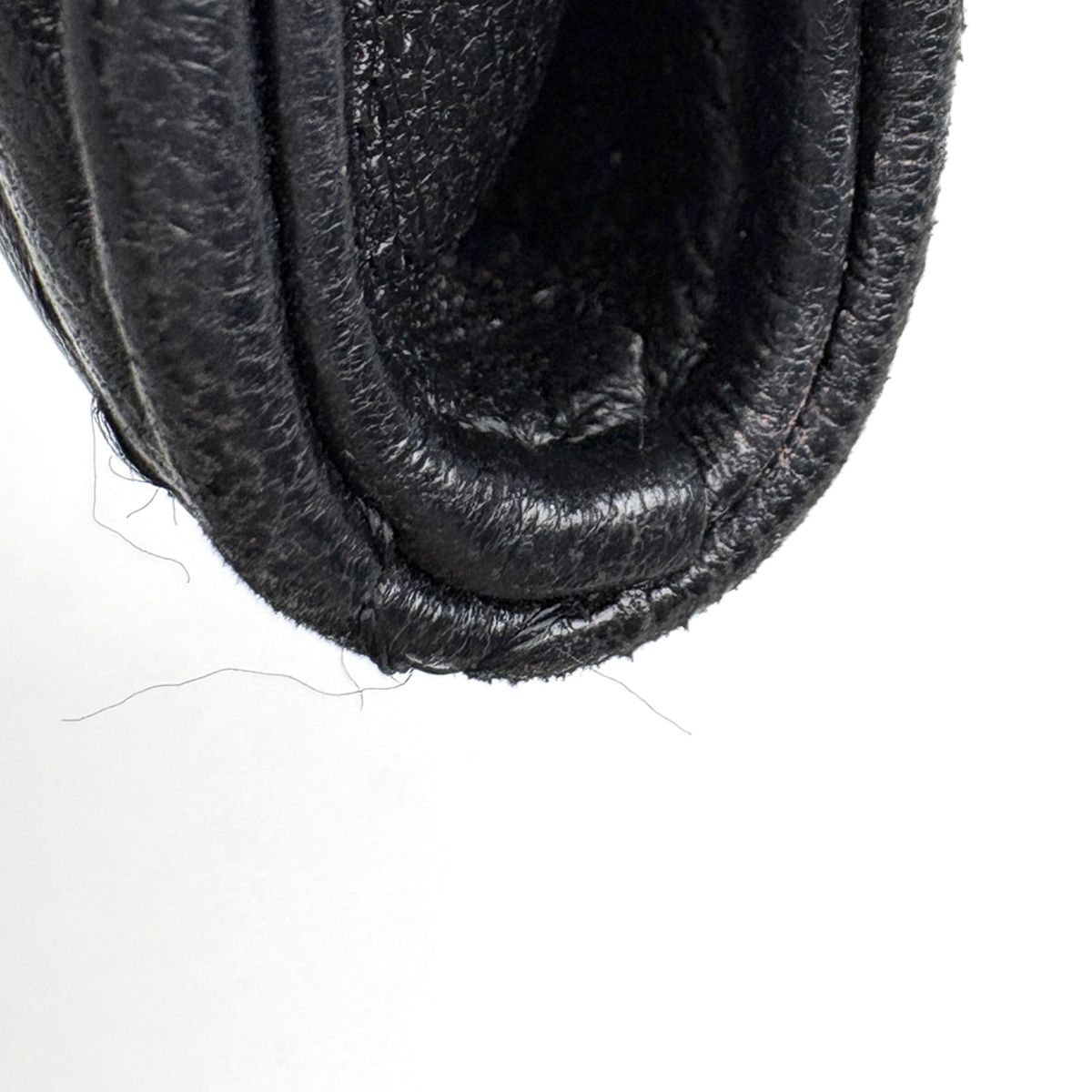 Chanel CC Logo Card Case Quilted Leather Black — view 3