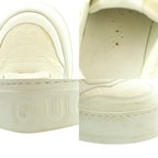 Gucci GG Embossed Leather Sneakers Shoes 36 White — view 9