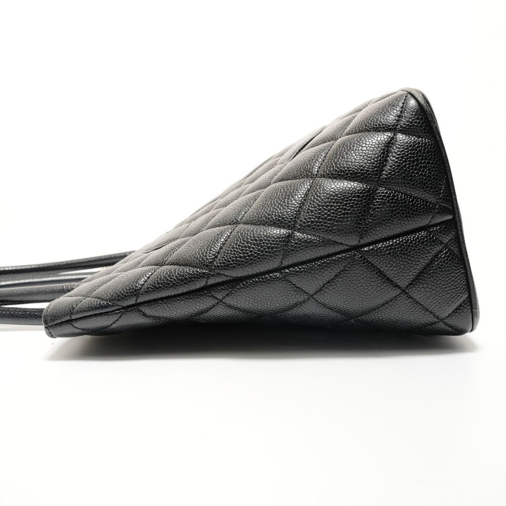 Chanel Tote Number 7 Medallion Caviar Leather — view 3