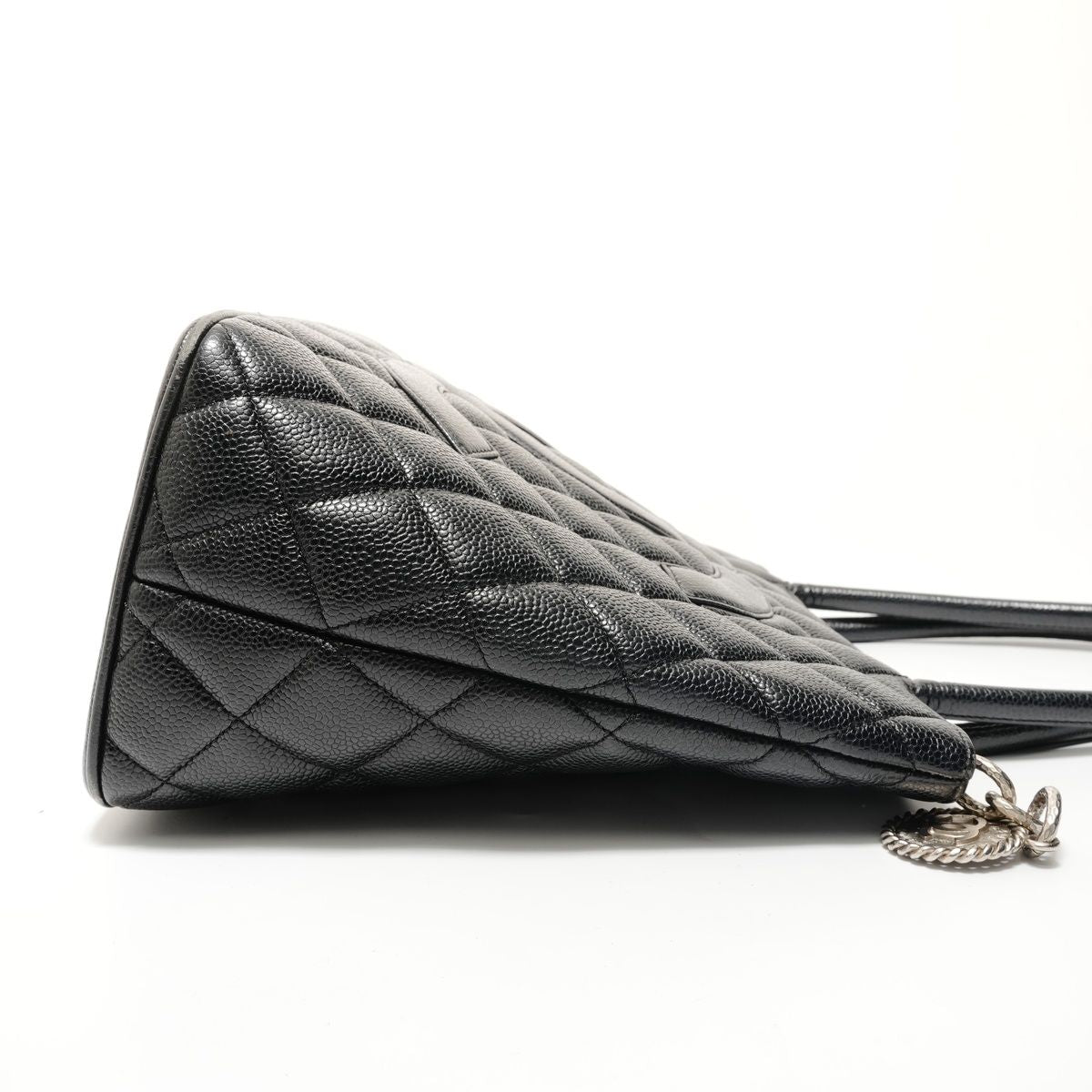 Chanel Tote Number 7 Medallion Caviar Leather — view 4