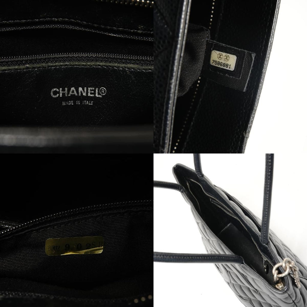 Chanel Tote Number 7 Medallion Caviar Leather — view 9