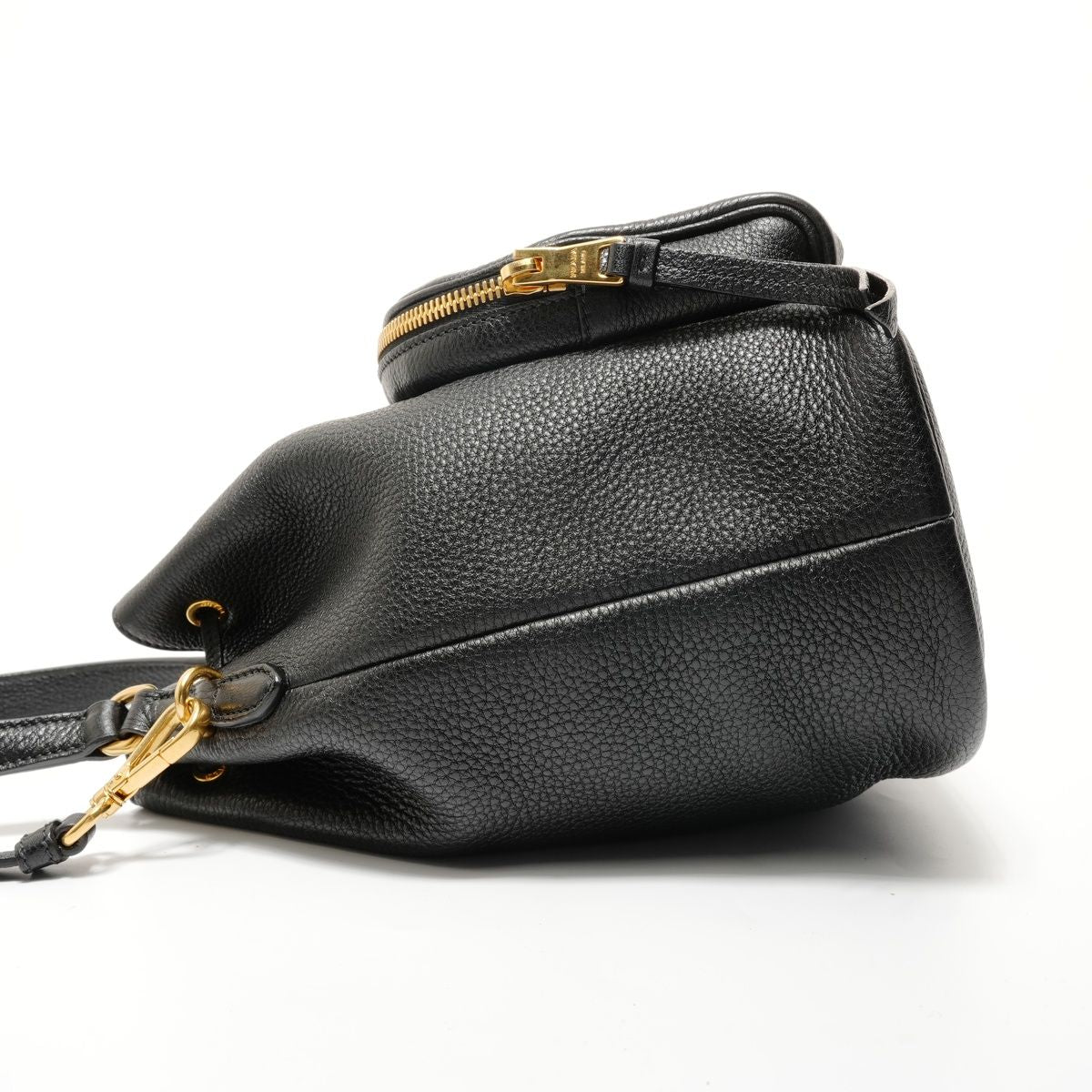 Prada Backpack 2-Way Leather Drawstring — view 3