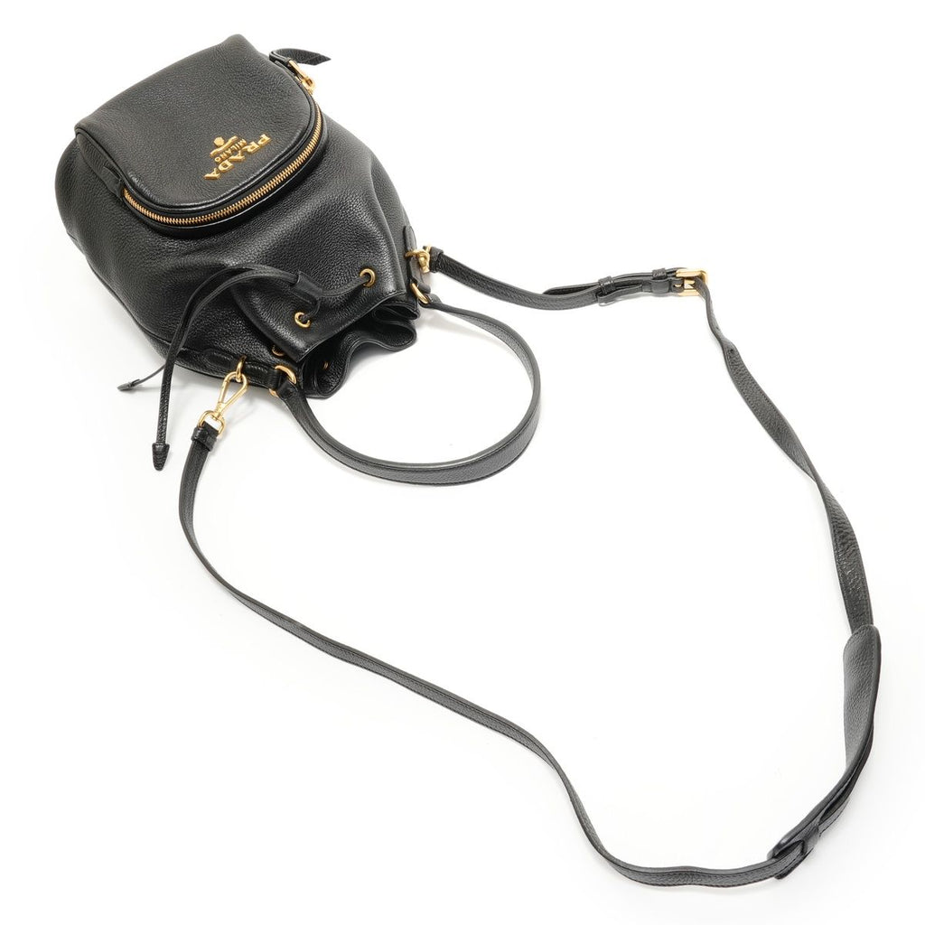 Prada Backpack 2-Way Leather Drawstring — view 8
