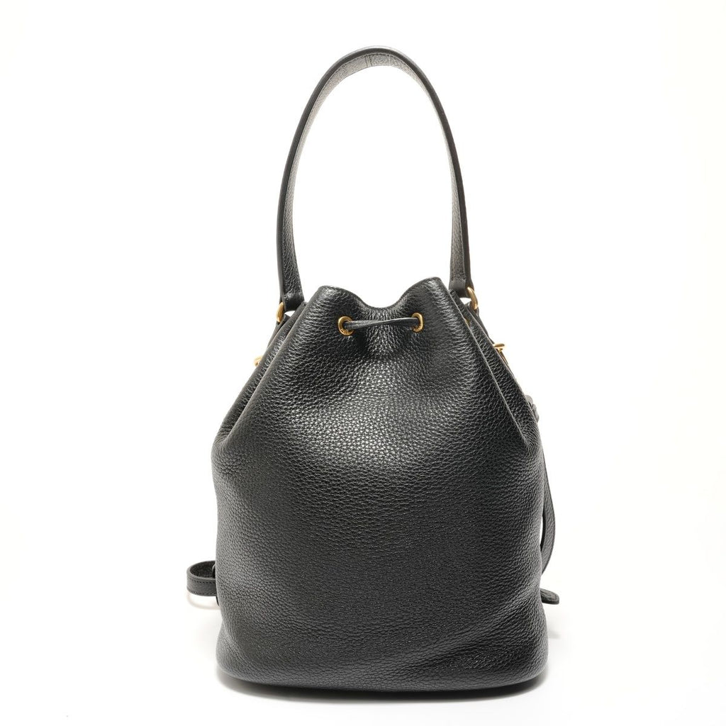Prada Backpack 2-Way Leather Drawstring — view 2