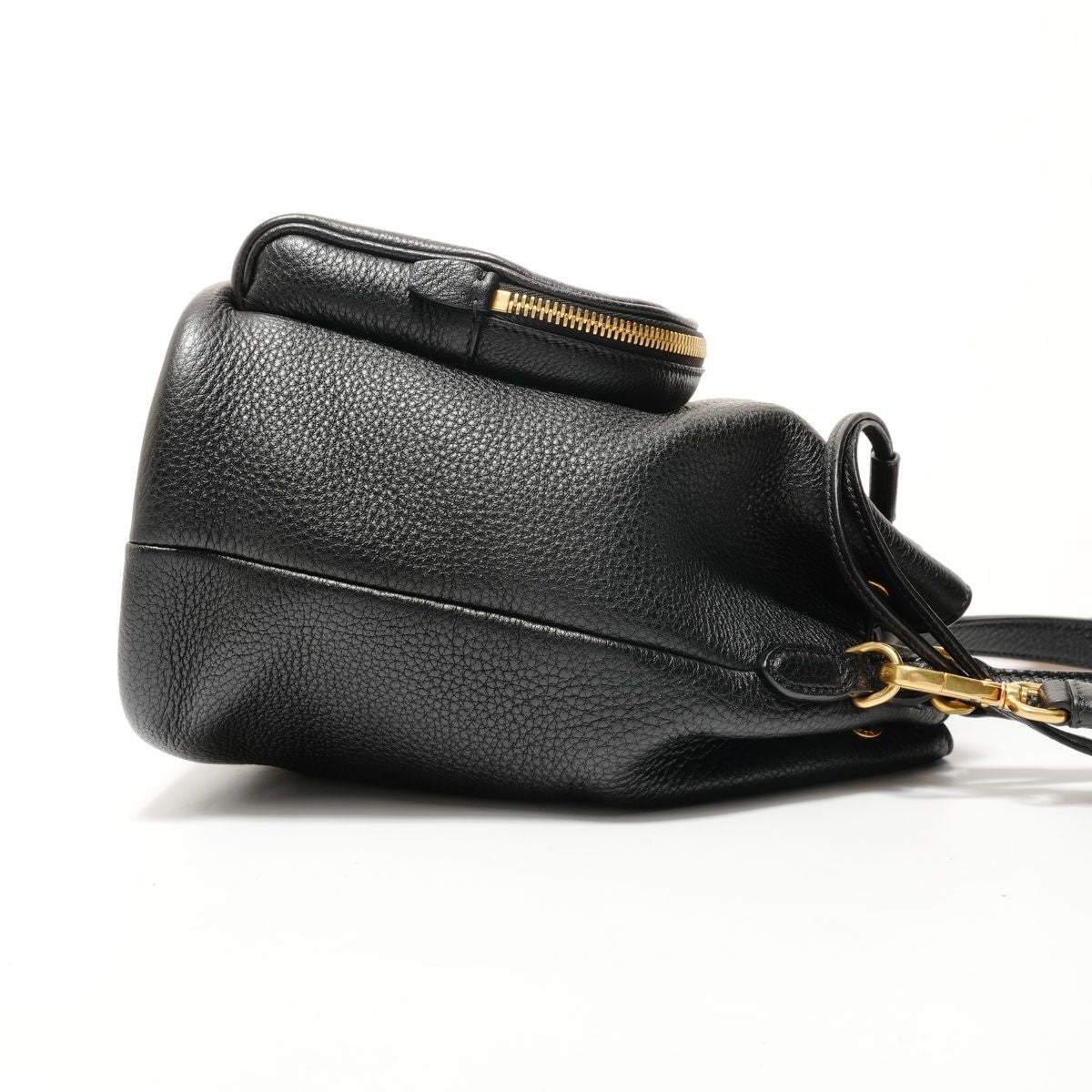 Prada Backpack 2-Way Leather Drawstring — view 4