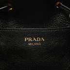 Prada Backpack 2-Way Leather Drawstring — view 9